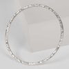 Battered Effect Sterling Silver 3mm Bangle - Size S - ON SPECIAL OFFER!!