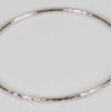 Battered Effect Sterling Silver 3mm Bangle - Size S - ON SPECIAL OFFER!! - Image 2