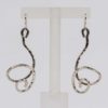 Sterling Silver Swirly Earrings - Image 3
