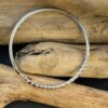 Sterling Silver Bangle with Partial Twist - Sizes S to M/L - ON SPECIAL OFFER!! - Image 7