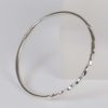 Sterling Silver Bangle with Partial Twist - Sizes S to M/L - ON SPECIAL OFFER!!