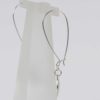 Long Battered Shell Like Earrings - Sterling Silver, part of the Seascape Collection - Image 3