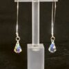 Swarovski Raindrop Crystal Long Dangly Silver Earrings - ON SPECIAL OFFER!! - Image 2