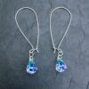 Swarovski Raindrop Crystal Long Dangly Silver Earrings - ON SPECIAL OFFER!!