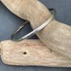 Sterling Silver Textured Oval Wire Bangle - Size Small - ON SPECIAL OFFER! - Image 3