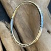 NEW!! Chunky Solid Sterling Silver Textured Bangle - Size S